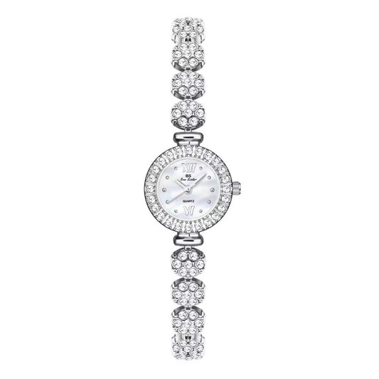 Lab Grown Dimond and Gold Plated Ladies Vintage Watch