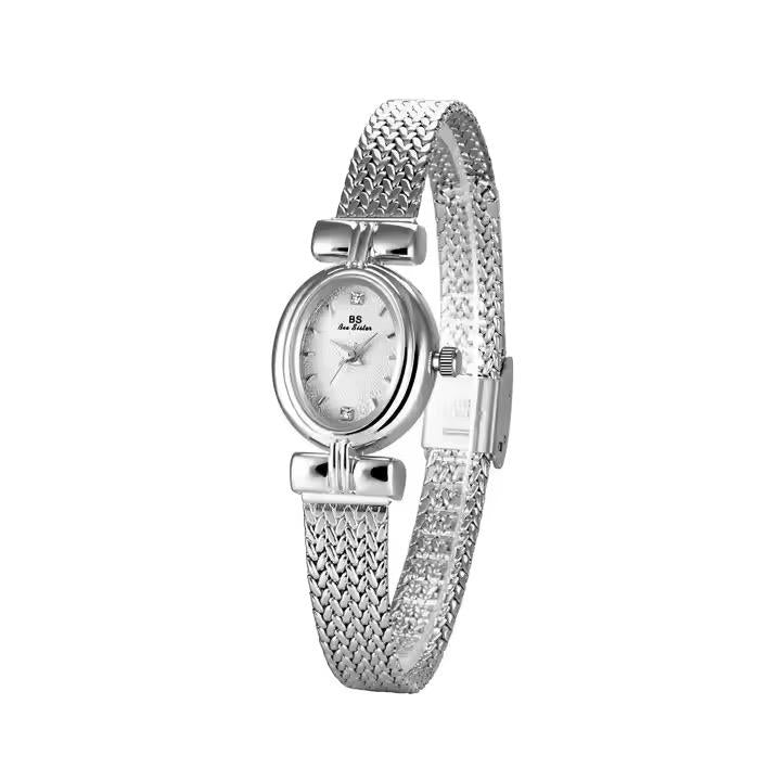 BS Ladies Vintage Watch in gold plated and sliver 925 Italian
