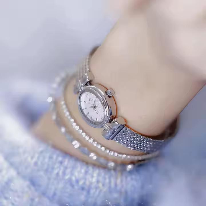 BS Ladies Vintage Watch in gold plated and sliver 925 Italian
