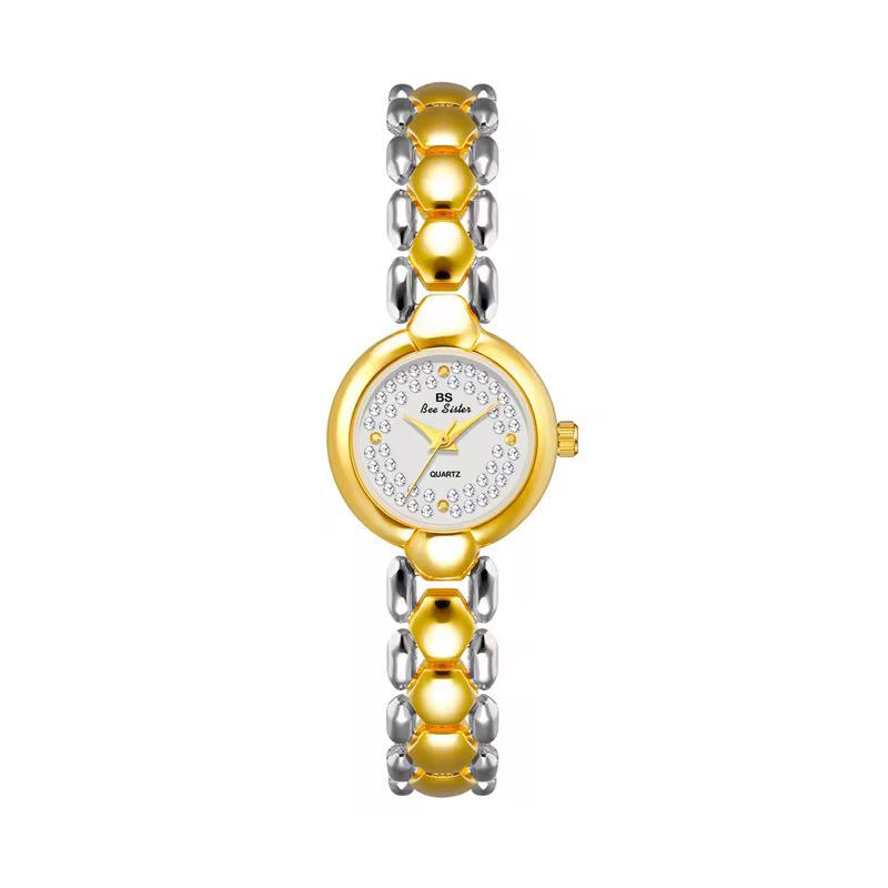 Town Ton Mix and Sliver 925 Italian Vintage Watch for Ladies