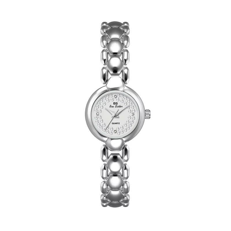 Town Ton Mix and Sliver 925 Italian Vintage Watch for Ladies